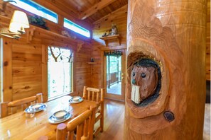 Dining - Luxury Cabin • 4 King Beds • Jacuzzi in Each Room (Sevierville)