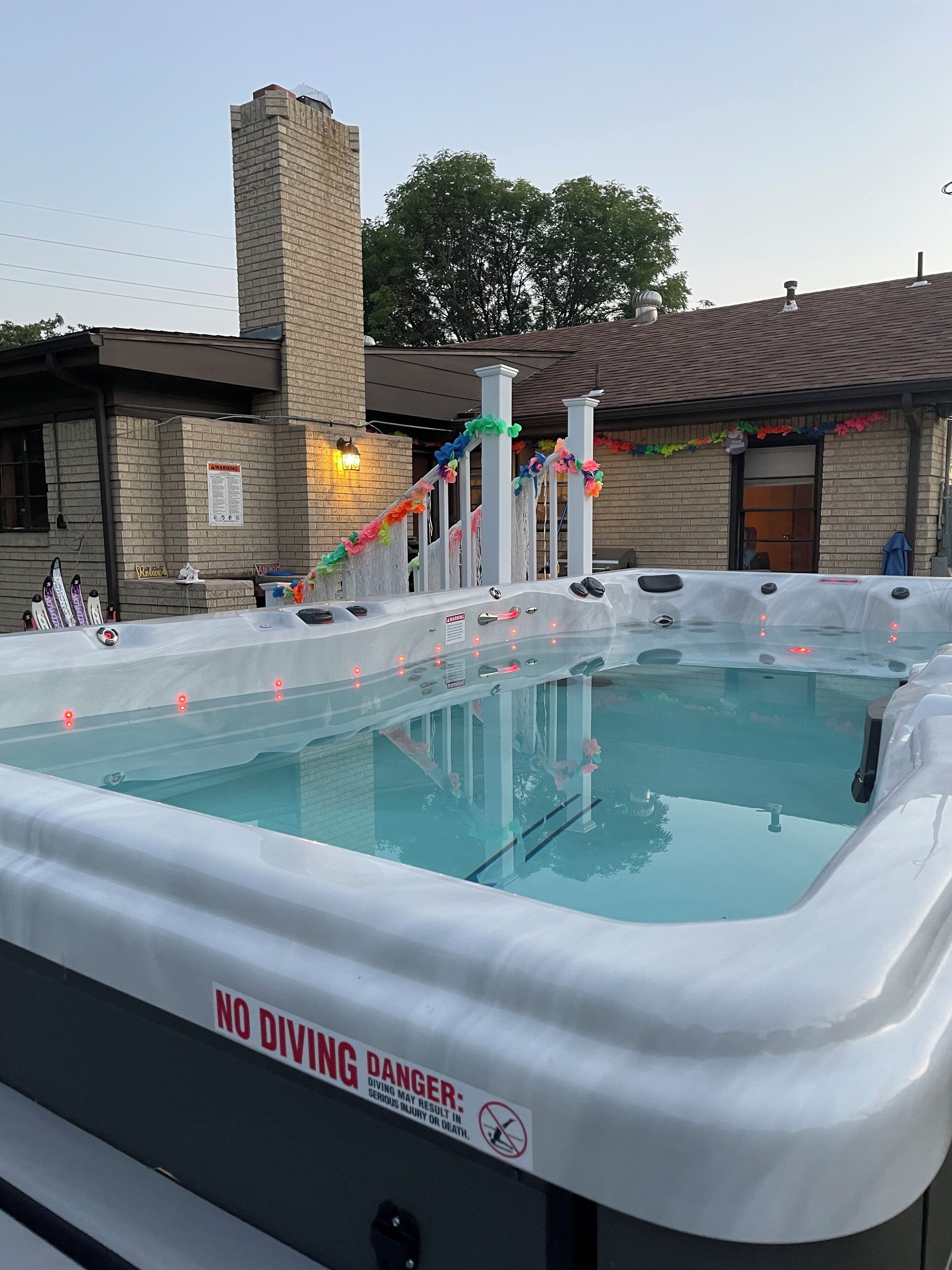Swim Spa Oasis with With Epic Game-room