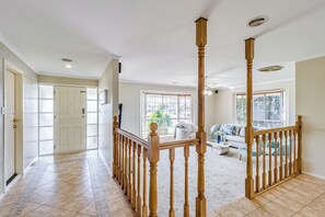 Exclusive House, Garden View | Living area | Flat-screen TV - StayAU 4BR Lakeside Retreat in Seabrook (Seabrook)