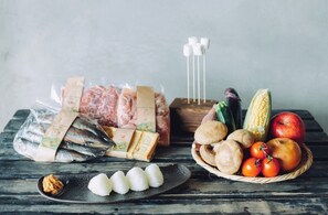 Food and drink - Breakfast and dinner included Glamping and tradi / Kanzaki County Hyōgo (Kanzaki County)