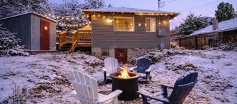 Cozy Fireplace & Gorgeous Views! Modern Miner's Cottage w/Miles of Trails!
