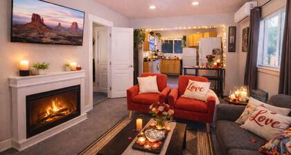 Cozy Fireplace & Gorgeous Views! Modern Miner's Cottage w/Miles of Trails!