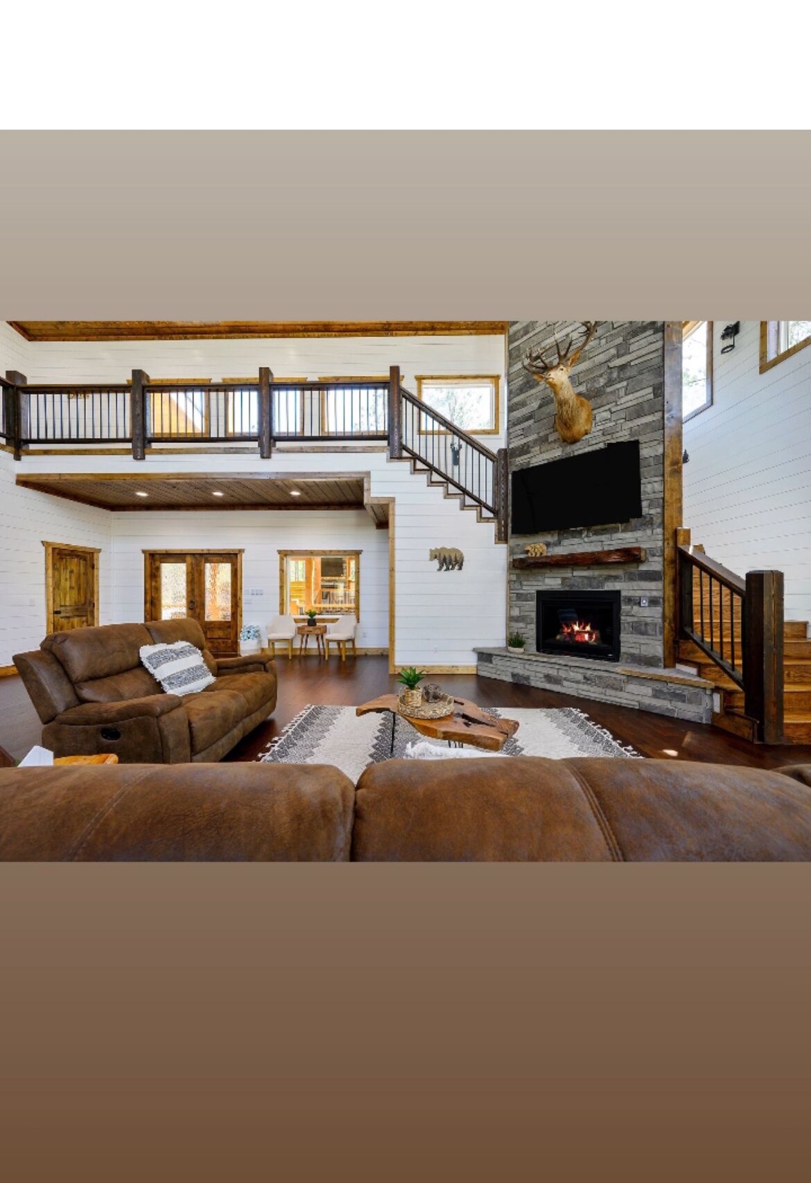 TV connectée, cheminée, jeux vidéo