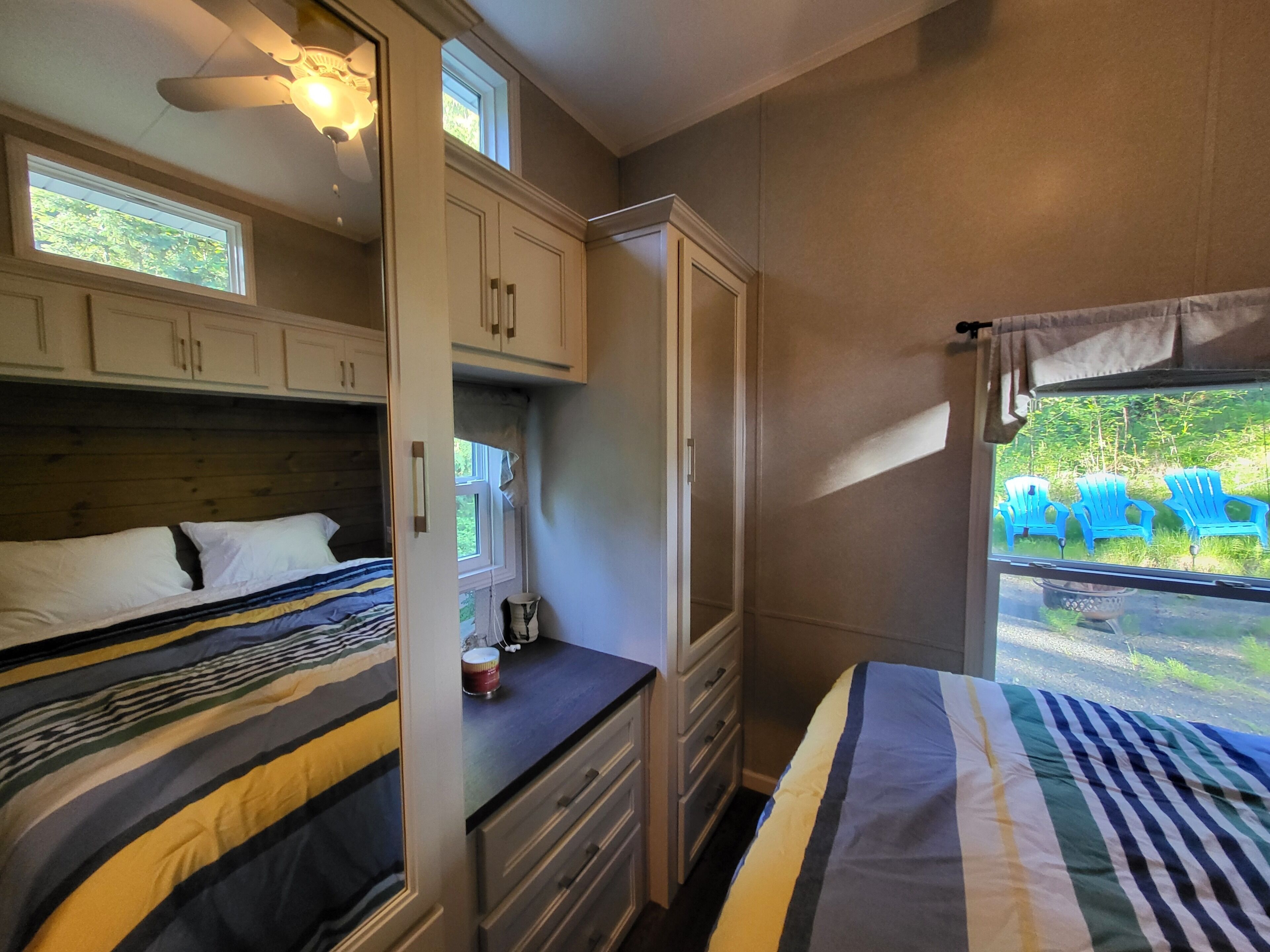 1 bedroom, iron/ironing board, bed sheets