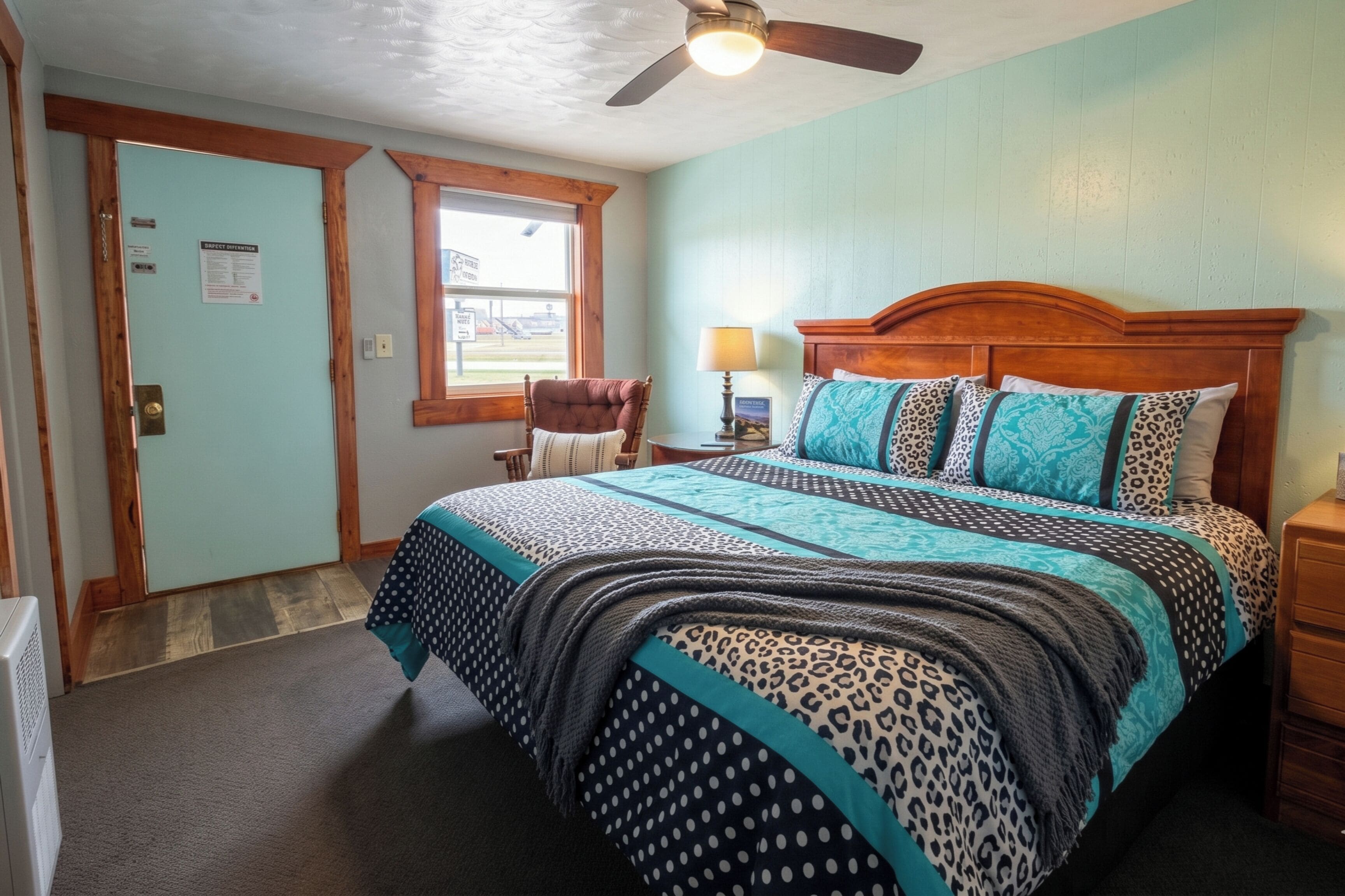 Desk, iron/ironing board, free WiFi, bed sheets