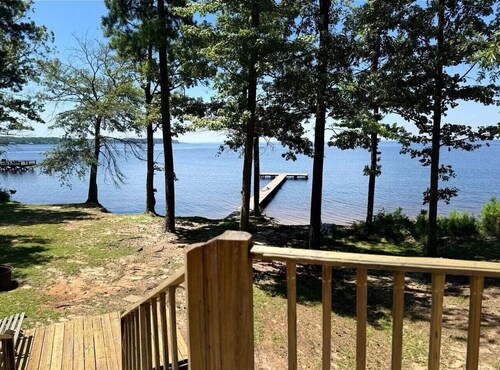 New Listing!! Waterfront 3-bedroom home with amazing views in Toledo Bend. 