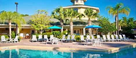 Udendørs pool, opvarmet pool