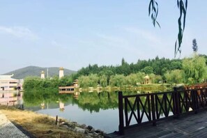 Udsigt fra overnatningsstedet