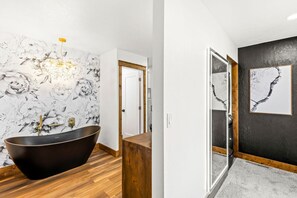 Hair dryer, towels