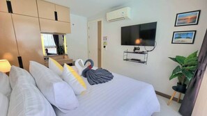 อพาร์ทเมนท์, 1 ห้องนอน, พร้อมสิ่งอำนวยความสะดวกสำหรับผู้พิการ, ระเบียง | 1 ห้องนอน
