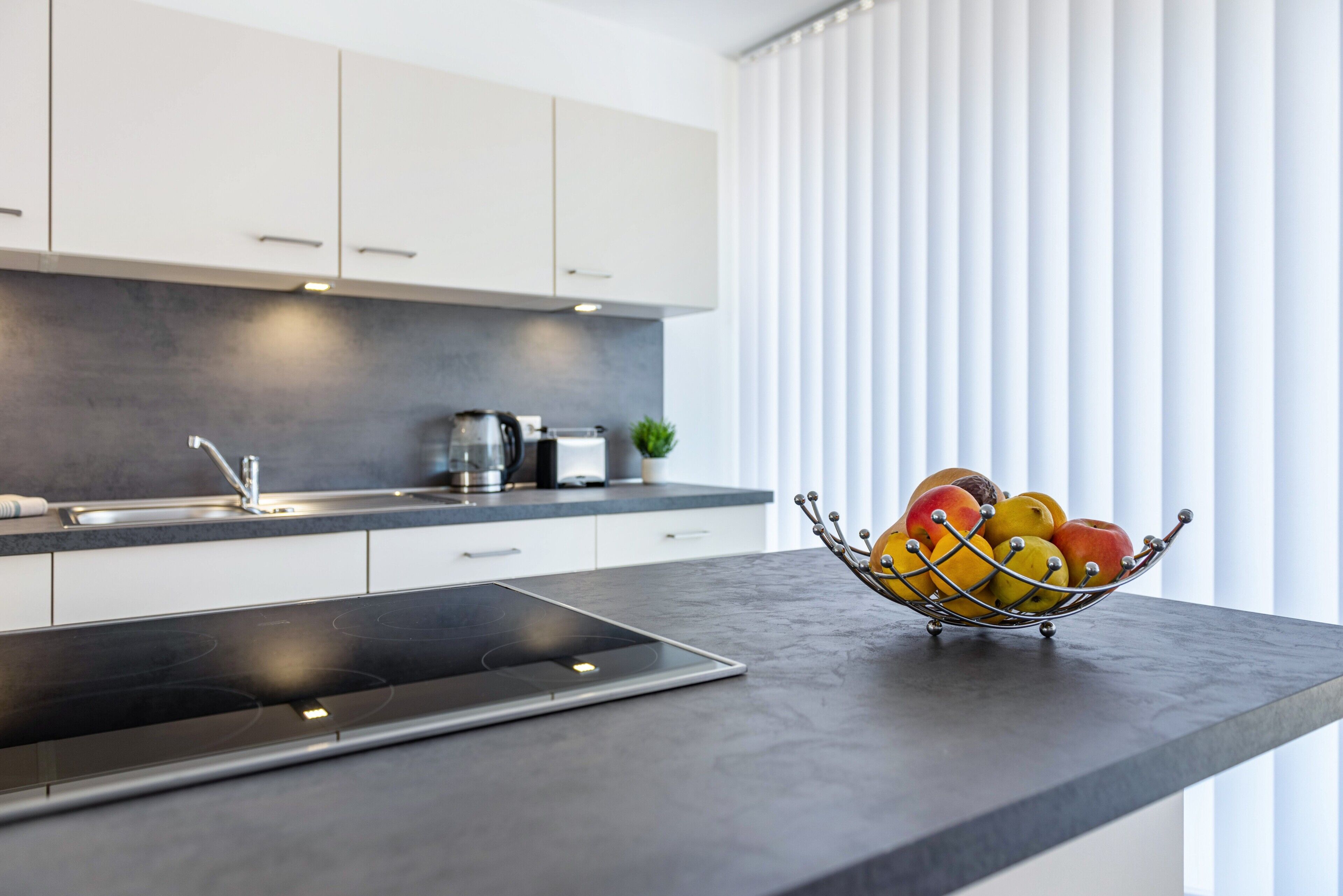 Kühlschrank, Ofen, Herdplatte, Geschirrspüler