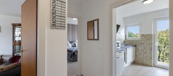 Apartment 'Ruhiges Appartement Am Stadtrand' with Balcony and Wi-Fi