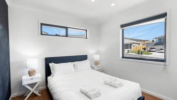 4 bedrooms, iron/ironing board, travel crib, WiFi