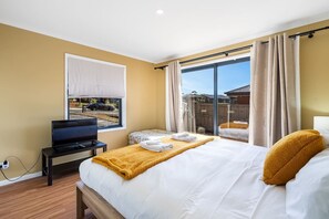 4 bedrooms, iron/ironing board, travel crib, WiFi