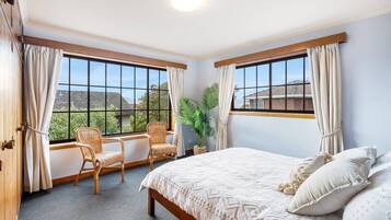 2 bedrooms, iron/ironing board, travel crib, WiFi