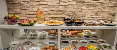 Daily buffet breakfast (EUR 10 per person)