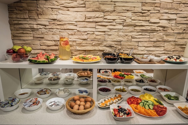 Daily buffet breakfast (EUR 10 per person)