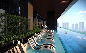 Presidential Suite, 2 Bedrooms, Club Lounge Access, City View | Frette Italian sheets, premium bedding, down comforters - Bluesky Lancaster Luxury Vacation (Ho Chi Minh City)