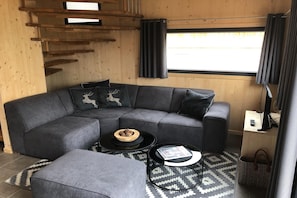 TV connectée, cheminée