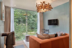 TV connectée, cheminée