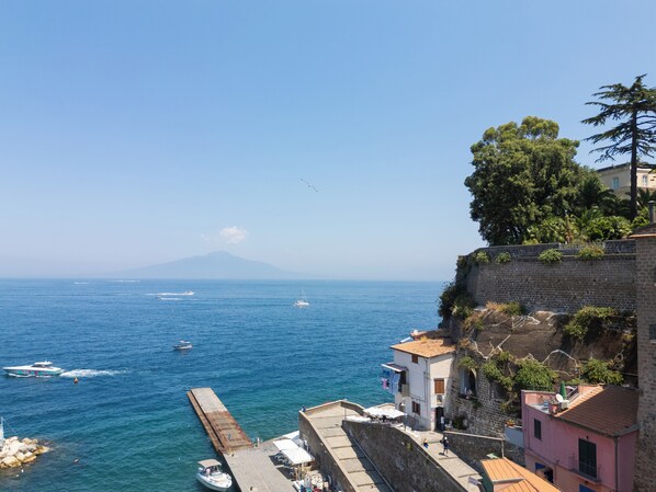 Blick von der Unterkunft