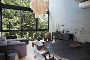 Superior Penthouse, 3 Bedrooms, Private Pool, Pool View (Attha A2) | Dining room - BT Homes - Wellness Jungle (Tulum)