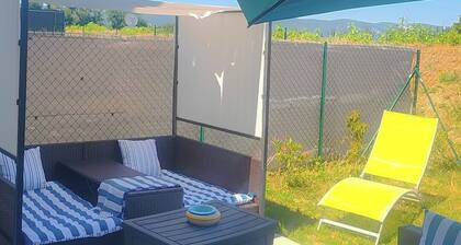 Maison cosy, jardins et détente.