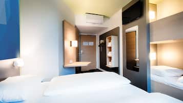 Family Room | Desk, blackout drapes, soundproofing, free WiFi