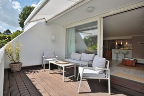 Terrace/patio - Ferienhaus Bergstraße 35 Appartement 02 (Timmendorfer Strand)