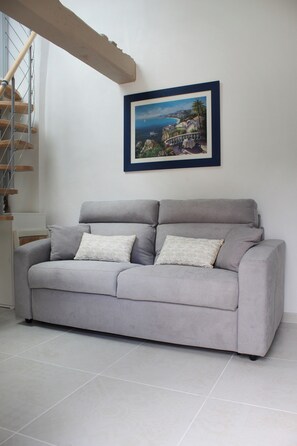 Living area - D-day's Studio Duplex au Cœur de Bayeux (Bayeux)