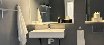 2 Bedroom Apartment kitchen and bathroom