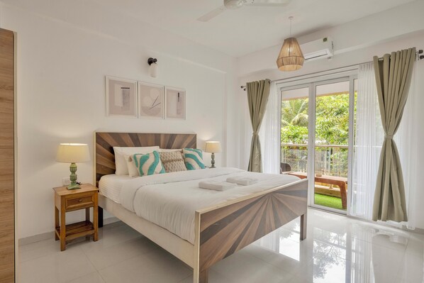 2 bedrooms, iron/ironing board, WiFi, bed sheets - 2bhk Luxurious flat Leo near Beach @Anjuna Vagator
(Anjuna)