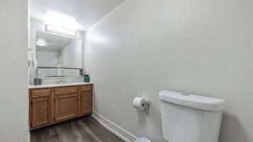 Hair dryer, towels
