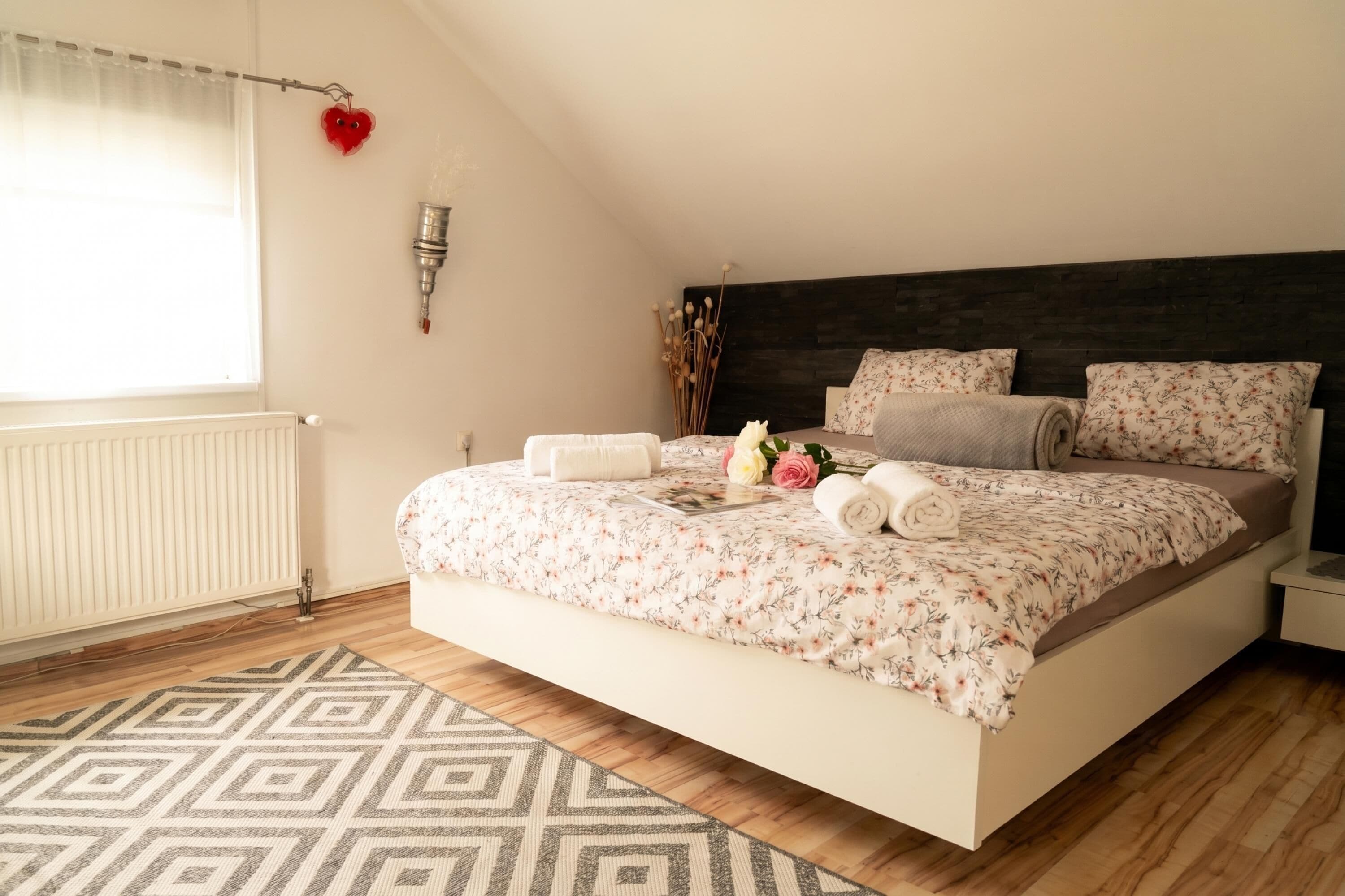 Family House, Multiple Bedrooms (Holiday Home Zala with Jacuzzi) | 2 bedrooms, iron/ironing board, free WiFi, bed sheets