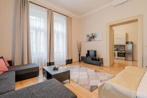 Apartment, 1 Bedroom | Living area - Palace Petrarca Apartments (Hlavní mesto Praha)