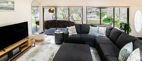 Smart TV, books, offices