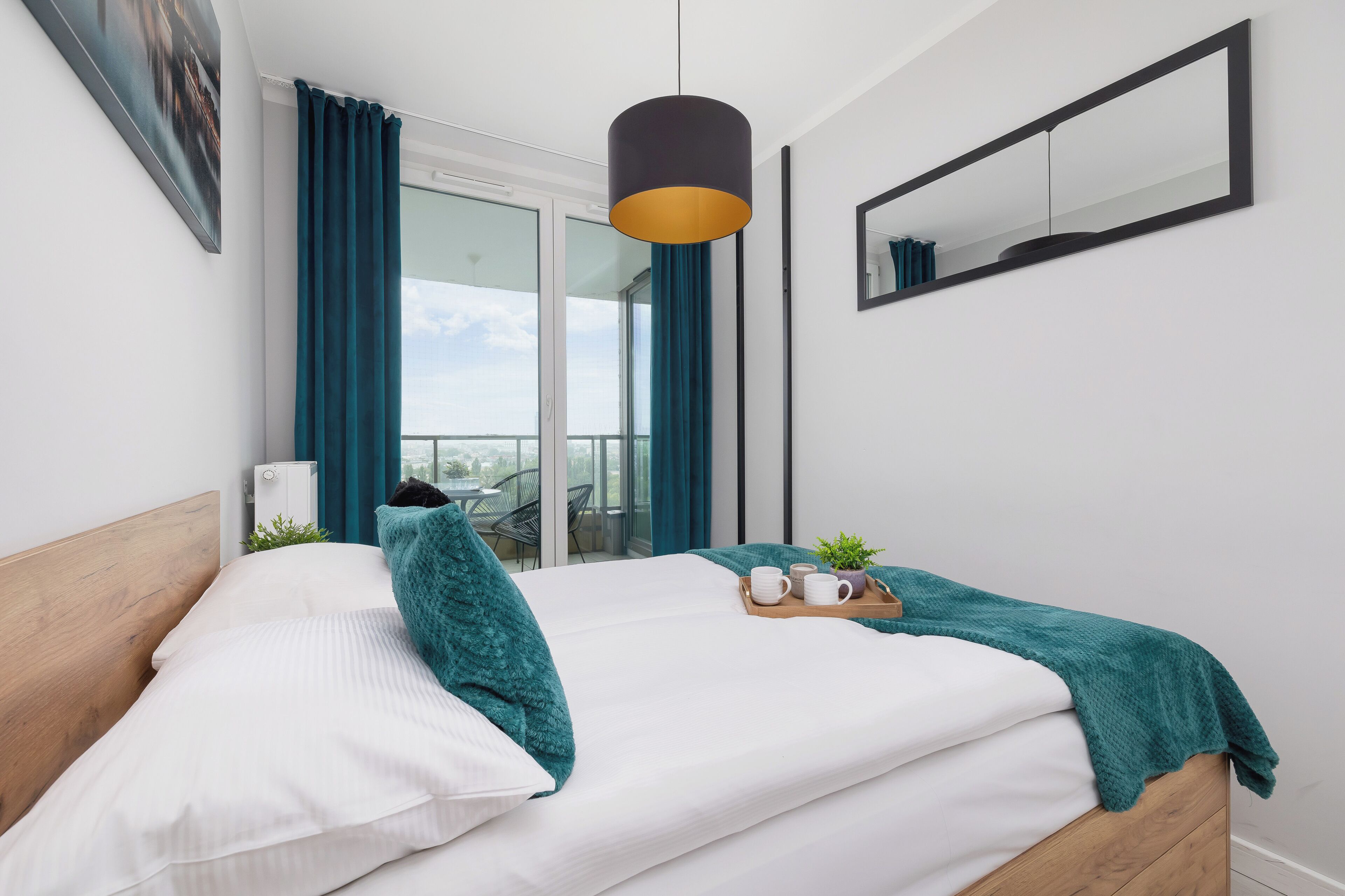 Căn hộ, 1 phòng ngủ, ban công | 1 phòng ngủ, bộ trải giường 