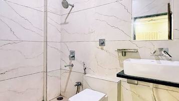 Dutxa, tovalloles, sabó i xampú