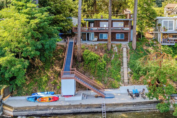 House (3 Bedrooms) | Front of property - Waterfront Vashon Island Home, Beach Access & View (Vashon Island)