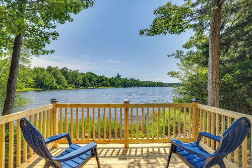 Private Hot Tub: Lakefront Poconos Home!
