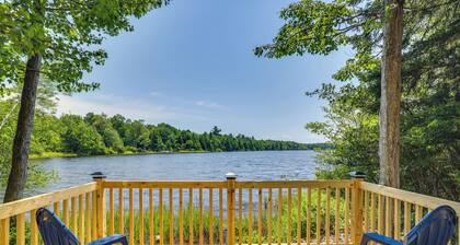 Private Hot Tub: Lakefront Poconos Home!