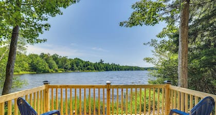 Private Hot Tub: Lakefront Poconos Home!