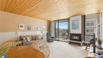 Fernseher, Kamin, DVD-Player, Arbeitsbereiche