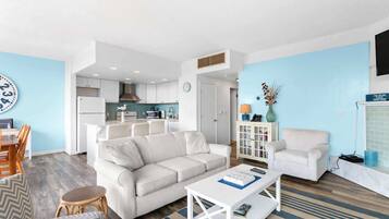 TV, fireplace, DVD player, offices