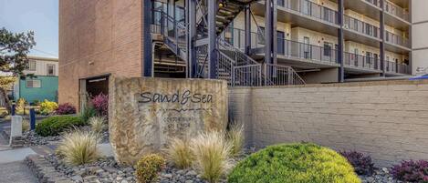 Experience the care at Sand & Sea! We take pride in our building, ensuring a comfortable and well-kept environment for your stay.