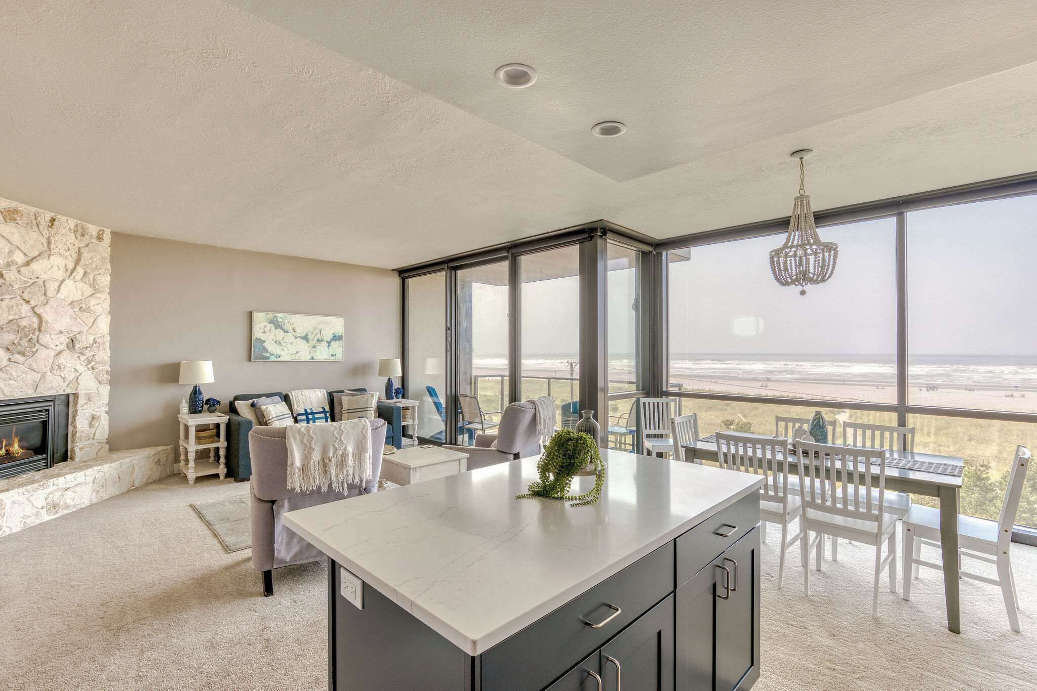 TV, fireplace, DVD player, offices