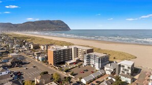 Na praia