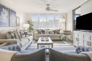 Condo, 2 Bedrooms | Living area - Loggerhead 282 2 Bedroom Condo by RedAwning (Sanibel)