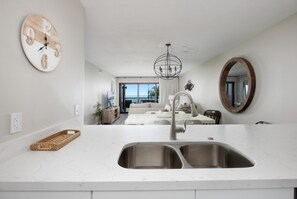 Condo, 2 Bedrooms | Private kitchen - Pelicans Roost 205 2 Bedroom Condo by RedAwning (Sanibel)