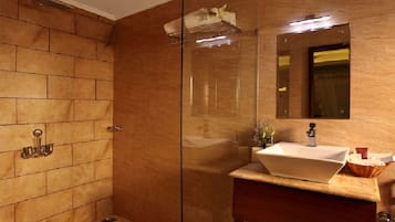 Towels, soap, toilet paper